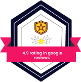 4.9 rating in google reviews